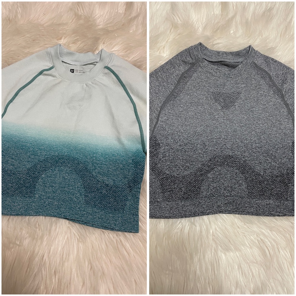 Seamless cropped long sleeves